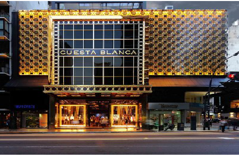  延长门头设计与商业空间的纽带。