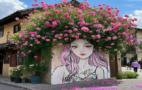  延长怎么设计网红打卡墙绘