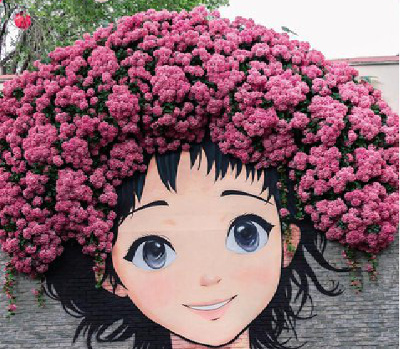  延长墙体彩绘-网红墙打卡