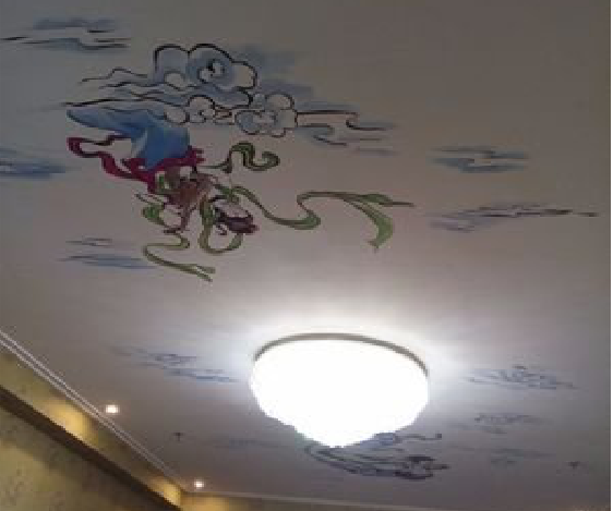  延长如何快速绘制天花板上的手绘墙？